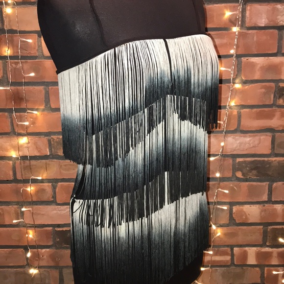 Boston Proper 1950's Fringe Layered Tank Top - Picture 5 of 7